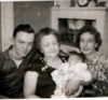 Four Generations, Grammie 68, Mom 35, Howie 21, Dawn 3 weeks old.