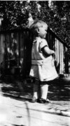Jean (r) as a child, ca. 1929.