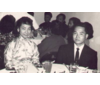 At a wedding banquet - 1950's.