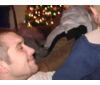 Jess playing with Cam